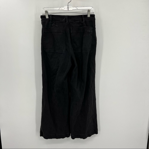 3 for $50 SALE! Everlane Black faded Wide Leg denim cotton Jeans 2 or 27 - Picture 4 of 12